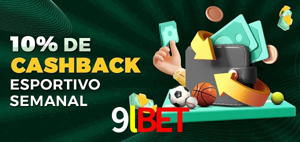 10% de bônus de cashback na 9lbet